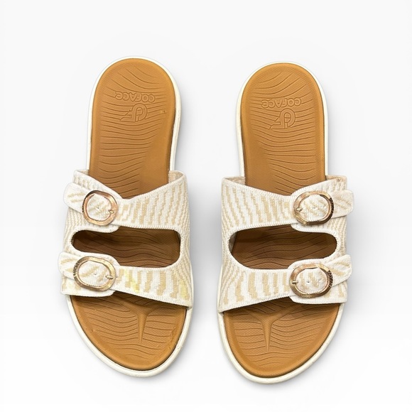 Coface Shoes - COFACE  Double Strap Slides Orthotic Comfort Slide Sandals Women’s Size 11